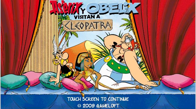 Asterix & Obelix encounter Cleopatra на сенсорный телефон